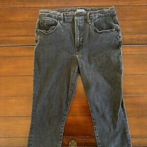 Good American Jeans Good Legs Raw Hem Skinny Organic Denim 12/31
